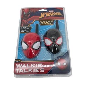 Marvel Spiderman Walkie Talkies Extended Range Toy Phones for Kids Ages 3+